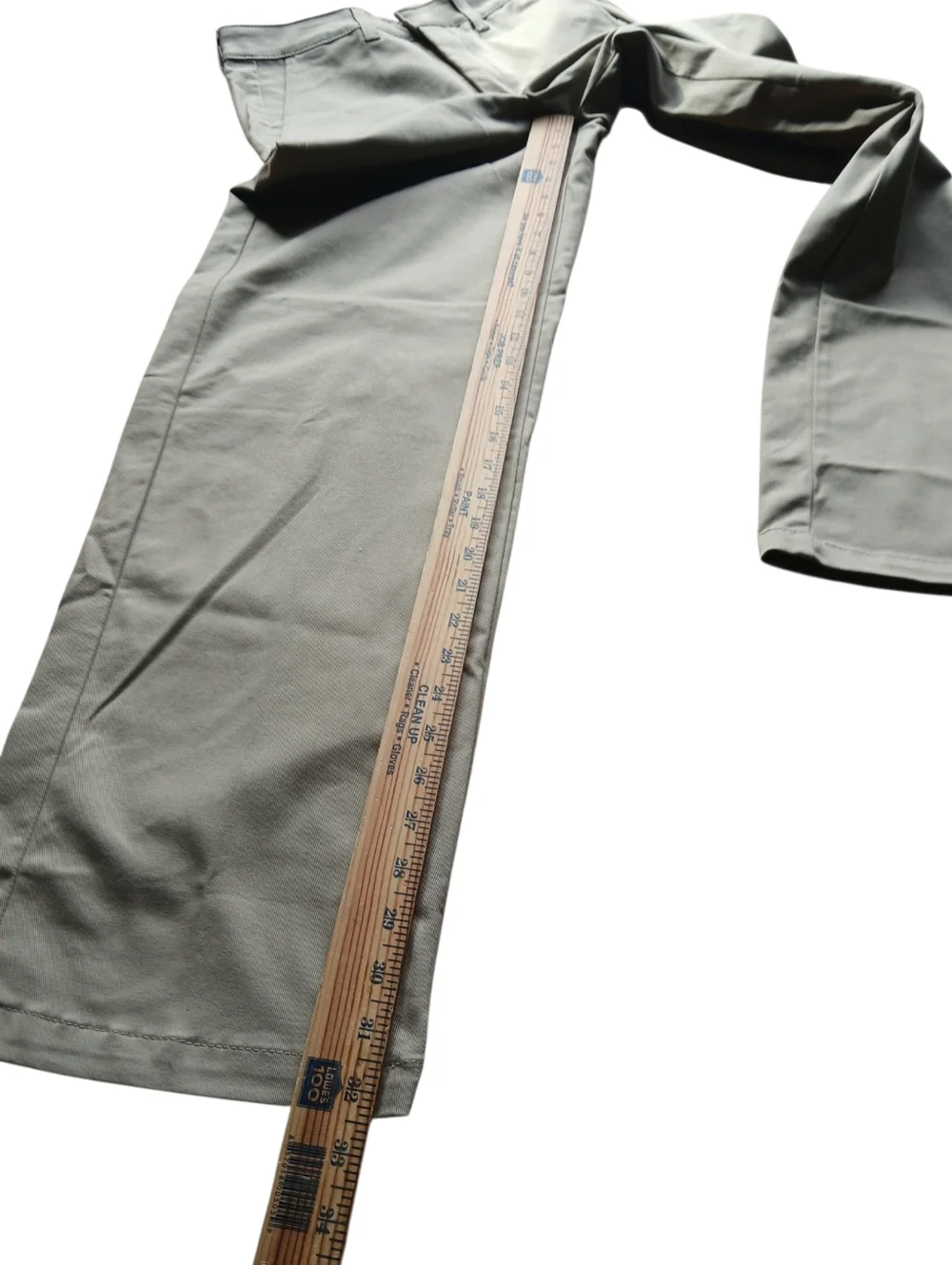 Dickies Women's Size 27 Khaki Straight-Leg Work Chinos